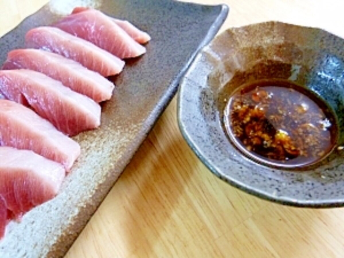 かつおのお刺身に にんにくタレ レシピ 作り方 By Jp S ビートル 楽天レシピ かつおのお刺身に にんにくタレ レシピ 作り方 By Jp S ビートル 楽天レシピ